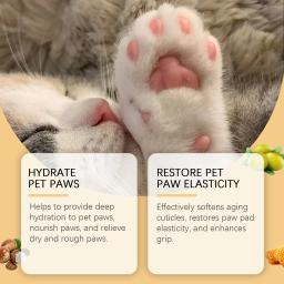 Creme Hidratante para Pés para Pet, Bálsamo Pata, Suprimentos de Cuidados Domésticos, Patas de Inverno, Produto de Higiene para Gato, 40g - Image 2