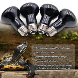 Animal de estimação lâmpada aquecimento e27 noite lâmpada para anfíbio cobra lâmpada calor réptil lâmpada luz uv 25w 50 75 100 AC220-240V - Image 4