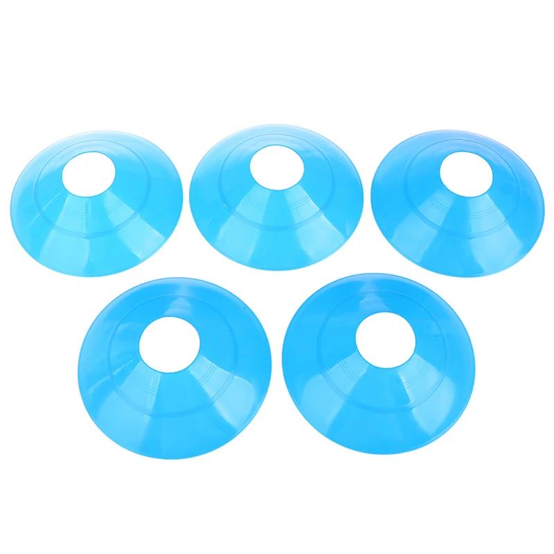 Futebol Treinamento Logo Disc, Obstáculo Sign Cone Disc, Multi Esporte Treinamento Stand Holder Plástico, Futebol Ball Game Disc, 5Pcs - Image 1