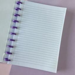 Caderno de Disco Sistema Inteligente Grande Roxo - Image 4