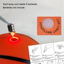 Basquete PU brilhante com luz LED, bola de rua luminosa, brilho no escuro, bola de borracha, tamanho 7 - Image 3