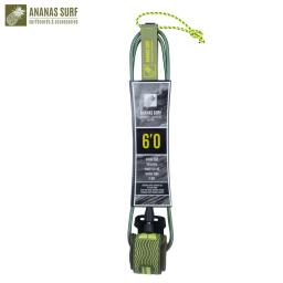 Trela de Surf Ananas 6 pés. 6mm. Prancha de surf curta premium 183 cm. Punho de tornozelo pé perna corda cabo de segurança TPU - Image 2