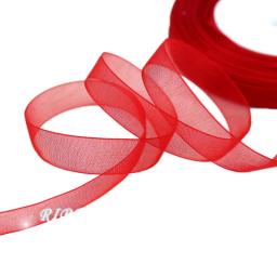 (50 jardas/rolo) fitas de organza de 12mm atacado embrulho de presente decoração fitas de natal - Image 2