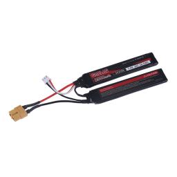 Lipo Battery 2s Water Gun Split Connection Battery, Xt60 para Mini Airsoft BB Air Pistol, brinquedos elétricos, peças de armas, 7.4V, 2500mAh - Image 2