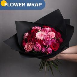 Preto Meio Ambiente-Friendly Papel Kraft, Adequado para Presentes, Artesanato, Transporte, Embalagem Bouquet, Pintura, 30cm x 3m, 10m - Image 4