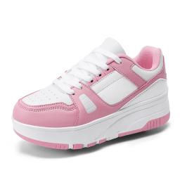 Sapatos de skate com 4 rodas para crianças, tênis para meninas e meninos, esportes de deformação ao ar livre - Image 5