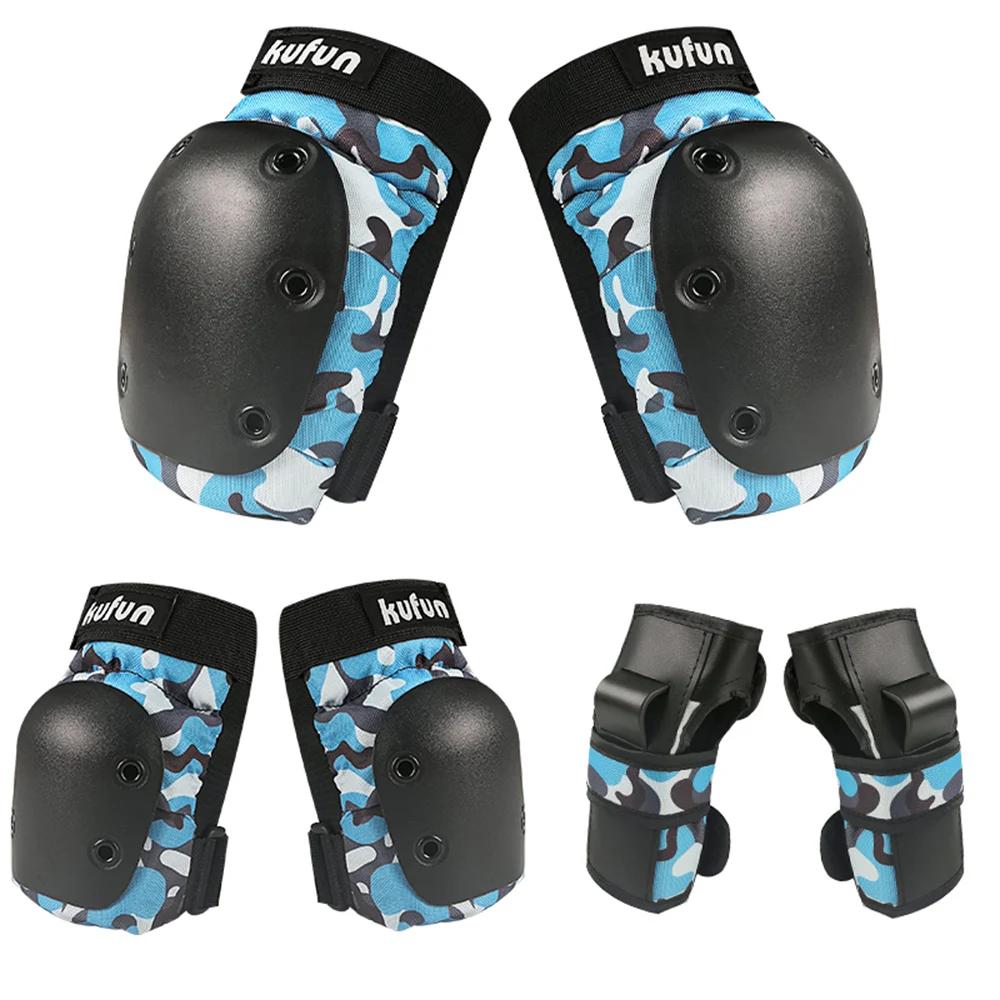 KUFUN-Esporte Protetor Set para Homens e Mulheres, Joelho Cotovelo Pad, Equipamento de Proteção, Patins, Skate, Esqui, Meninos, Meninas, Senhoras - Image 1