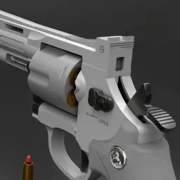 Automático Revolver Dart Bullet Toy Gun Lançador mecânico Pistola de tiro contínuo, CS arma ao ar livre para criança e adulto, ZP5 357 - Image 4