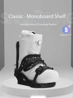 Personalização para iniciantes, fixações de esqui, base durável e resistente, fixador de sapato de neve para homens e mulheres - Image 4