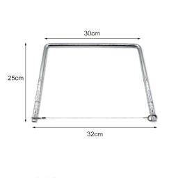 Aço inoxidável Cortador De Lama, U-Shaped Slicer, Cerâmica Polímero Argila, Ferramenta De Raspagem, Corte Folha De Seda, Moldagem Cerâmica, Grande - Image 2