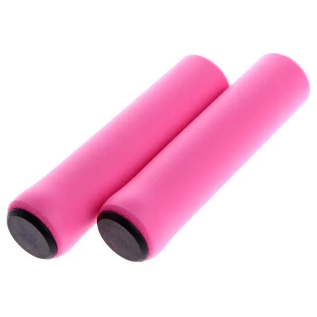 Punhos de Silicone Antiderrapantes para Bicicleta - Aperto Macio e Confortável para MTB e Estrada, 2 Peças