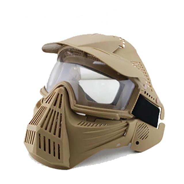 Máscara Facial Atyudro: Proteção Completa para Paintball e Airsoft, Equipamento Tático Essencial para Caça e Esportes Aventura