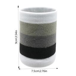 Sweatbands absorventes de suor para esportes, pulseira elástica para futebol, basquete, tênis - Image 6