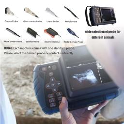 Scanner veterinário portátil do ultrassom, ultra máquina portátil do verificação da gravidez do veterinário, para uso do gato do cão do cavalo da vaca das ovelhas do porco - Image 6