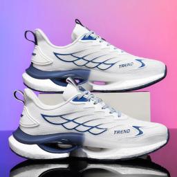 Sapatos esportivos masculinos unissex tênis de atletismo de alta qualidade tênis de corrida anti-deslizamento leve caminhada calçado de corrida 2024 novo - Image 1