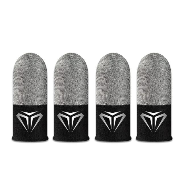 Luvas Antiderrapantes para Jogos Móveis com Ponta Sensível ao Toque - 2 Peças, Respiráveis e Ideais para Gamers