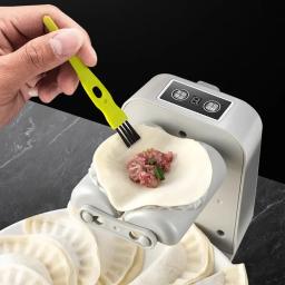 Dumpling elétrico automático, Home Dumpling Machine, Molde de prototipagem rápida automática de cozinha com colher e escova - Image 6