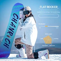 Snowboard profissional de alta qualidade, multiuso, abrangente, masculino e feminino, adulto, equipamento de esqui, placa inferior sinterizada, dureza 5 equipamentos de esqui, jovens - Image 1