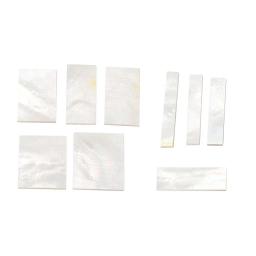 Mãe branca do Pearl Inlay, em branco instrumentos de cordas para guitarra, DIY embutimentos Material, Fingerboard, guitarra pescoço - Image 5