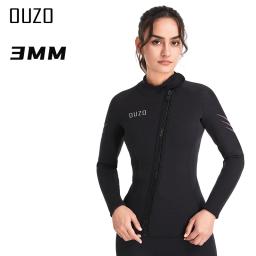 Terno de mergulho neopreno para homens, jaqueta e calça wetsuit, mantenha aquecido, surf e pesca submarina, roupas de surf e kitesurf, traje subaquático 3mm - Image 5