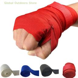 Bandagem De Boxe De Algodão Elástico, Sanda, Muay Thai, Karatê, Punho, Fitness, Protetor De Mão, Envoltório De Pulso, Handband, 1Pc - Image 4