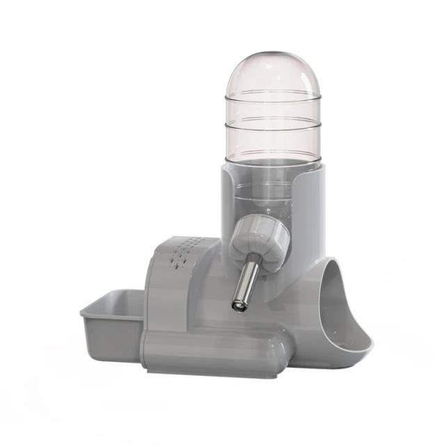 Alimentador Automático de Água e Comida para Pequenos Animais com Tigelas e Dispensador de Garrafa