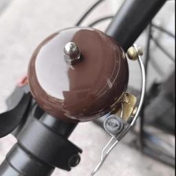 Alumínio vintage tocando Bell para bicicleta, café e Brown Bike Bell, atacado bicicleta Bell, Q1065 - Image 1