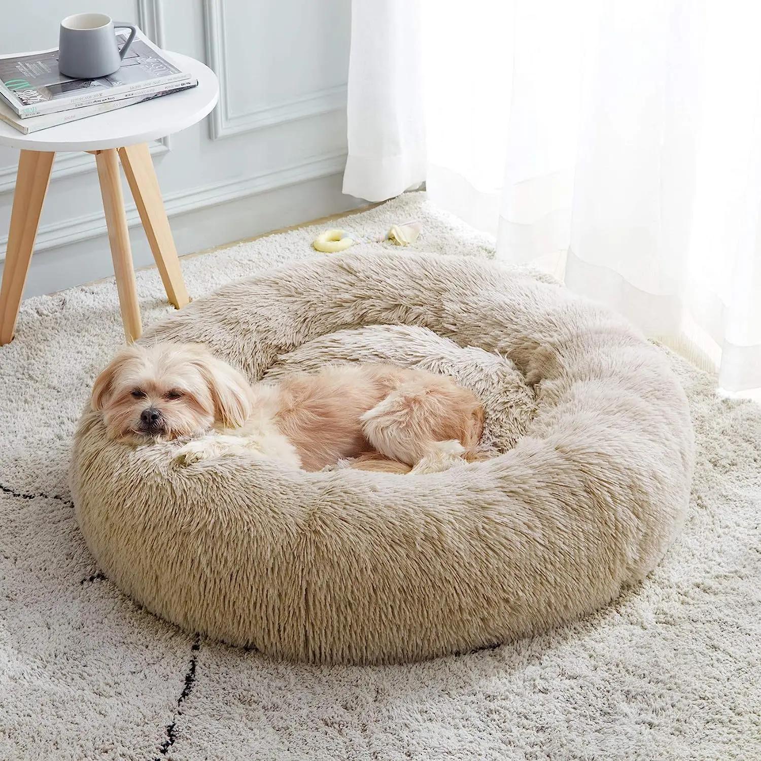 Super Cat Cama Quente Dormir Cat Nest Soft Long Plush Melhor Pet Dog Bed para Cães Cesta Almofada Cat Bed Cat Mat Animais Dormir - Image 3