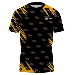 Camisa de compressão esportiva homem basquete fitness secagem rápida ginásio camisetas dos homens correndo treinamento elástico collants treino roupas dos homens - Image 4