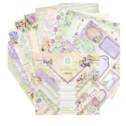 6 Polegada pacotes de papel scrapbook papel estampado 24 folhas 160g de madeira livre um lado impressão scrapbooking decoração - Image 4