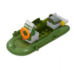 Modelo de construção militar ww2 arma do exército inflável camuflagem barco de borracha acessórios educação blocos brinquedos para crianças kits - Image 3