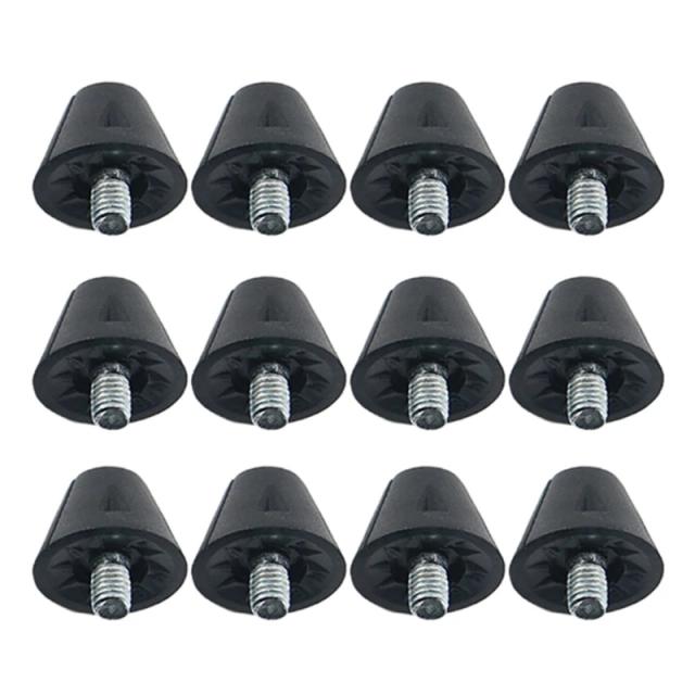 Conjunto de 12 Peças de Studs de Náilon para Substituição de Chuteiras de Futebol Confiáveis