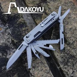 DAKOYU-Ferramentas dobráveis multifuncionais, EDC portátil, destacável, tesoura grande, equipamento de acampamento ao ar livre - Image 5