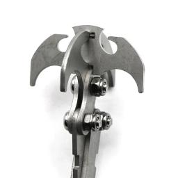 Dobrável Gravity Hook para exterior, grappling, garras serrilhadas, resgate, escalada Acessórios, 1Pc - Image 3