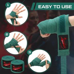 Luvas de Bandagem Elástica para Boxe e Kickboxing, Suporte de Pulso, Muay Thai, Envoltórios Hand MMA, 3m, 5m - Image 3