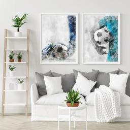 Cartaz de Jogador de Futebol, Boa Qualidade de Impressão, Vintage Quarto, Casa, Bar, Café, Arte Estética, Pintura de Parede, 1Pc - Image 3