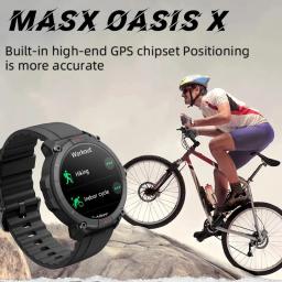 Masx-Oasis X Relógio Inteligente com GPS Premium, Bluetooth, Chamadas Telefônicas, Grau Militar, Integrado, Alexa, Hi-Fi, Estreia Mundial - Image 5