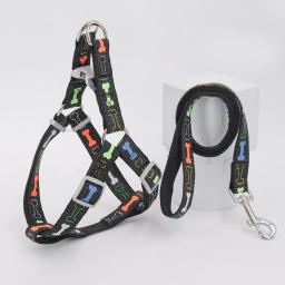 Conjunto de arnês de cão osso, para uso interior e exterior, um conjunto - Image 3