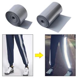 5m tira reflexiva adesivo transferência de calor fita reflexiva para diy saco de roupas sapatos ferro na segurança rodoviária suprimentos de roupas - Image 2