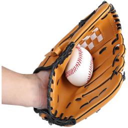 Luva de beisebol esportes ao ar livre para homens e mulheres, equipamento de prática softball, mão esquerda, 2 cores, trem, tamanho - Image 4