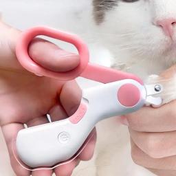 Profissional Electric Pet Nail Clippers, lixa de unhas, aparadores de garras, cortador de unhas com luzes LED, seguro - Image 4
