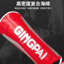 GINGPAI Adulto Muay Thai Caneleiras de Boxe MMA Taekwondo Suporte de Tornozelo Artes Marciais Kick Boxing Leggings Equipamento de Taekwondo - Image 4