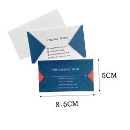 Logotipo personalizado Cartões de Visita, Personalizado, Nome de Obrigado, Impressão de Texto, Siga o Presente, Cartão De Ordem Comercial, 100Pcs - Image 6