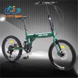 Fj dobrável montanha velocidade variável bicicleta adulto homem e mulher 20 Polegada ultra leve portátil para adolescentes bicicleta dobrável - Image 1