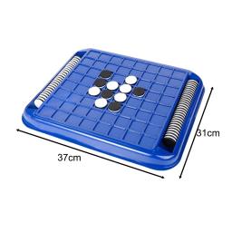 Conjunto de xadrez portátil para adultos e crianças, jogo de interação, brinquedo educativo, desafio, família, lar, 37cm x 31cm - Image 6