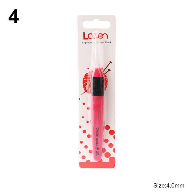 Gancho de Crochê Criativo com Luz LED e Agulhas de Tricô Glow Hook - Ideal para Projetos DIY de Costura e Weaving