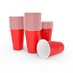 Copos de festa para bebidas do jogo Beer Pong, refrigerante, soco, churrasco, cola, água, descartável, navio da gota, 10pcs, 16oz - Image 3