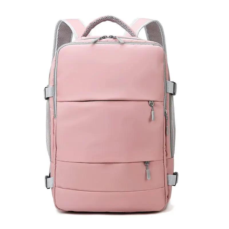 Grande capacidade mochila de viagem com sapato armazenamento, multicamadas, impermeável, seco e molhado separação, viagem, mulheres - Image 1