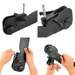 Caiaque cauda pé diretion controle leme canoagem clipe de borracha fivela ferramentas de reparação kit acessórios para iate canoa - Image 4