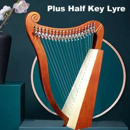 Harpa 19 23 cordas meia chave lira harpa instrumento musical de mogno de alta qualidade 19 23 cordas lira harpa instrumento musical - Image 1